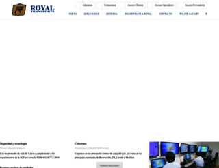 royaltransports.com.mx screenshot