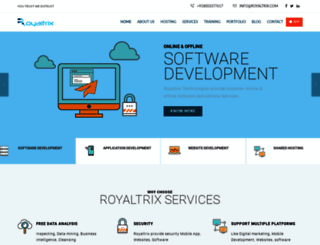 royaltrix.com screenshot