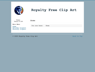 royaltyfreeclipart.com screenshot