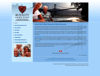 royaltyhomecare.ca screenshot
