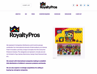 royaltypros.com screenshot