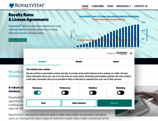 royaltystat.com screenshot