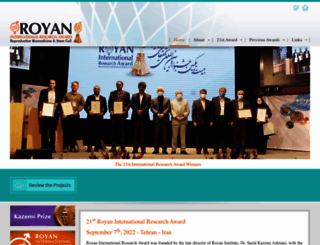 royanaward.com screenshot