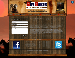 roybakermotors.com screenshot