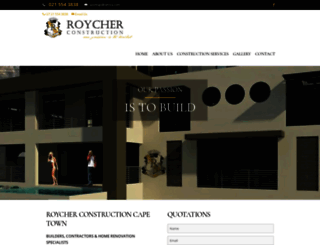 roycher.co.za screenshot
