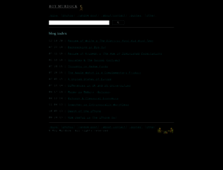 roymurdock.com screenshot
