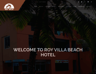 royvillabeachhotel.com screenshot