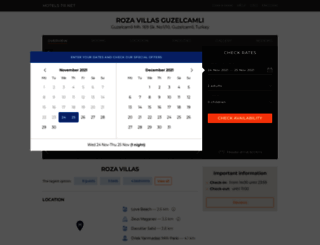 roza-villas.guzelcamli.hotels-tr.net screenshot