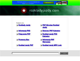rozkladyjazdy.com screenshot