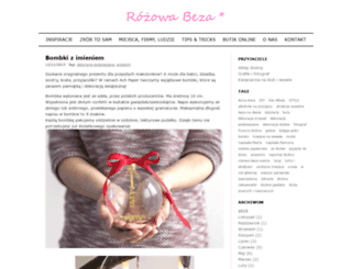 rozowabeza.pl screenshot