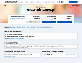 rozwinbiznes.pl screenshot