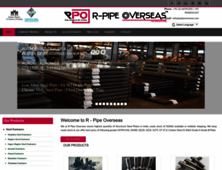 rpipeoverseas.com screenshot