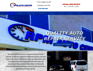 rpmautocenter.com screenshot