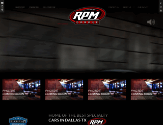 rpmgaragetx.com screenshot