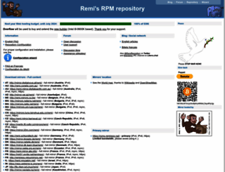 rpms.remirepo.net screenshot