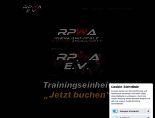 rpwa-wrestling.com screenshot