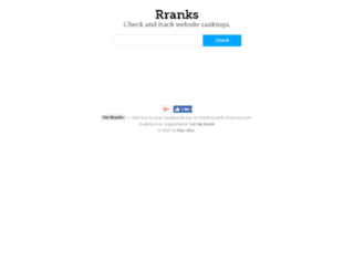 rranks.com screenshot
