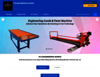 rrengineeringworks.co.in screenshot