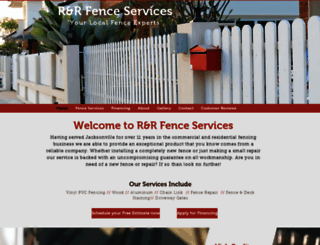 rrfenceservices.com screenshot
