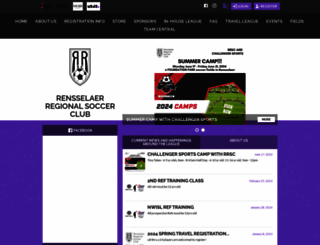 rrsoccer.org screenshot