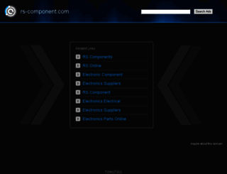 rs-component.com screenshot