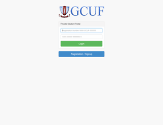 rs.gcuf.edu.pk screenshot