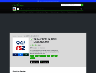 rs2.radio.de screenshot