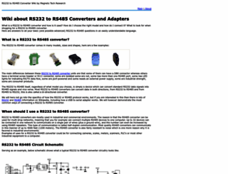 rs232-to-rs485.com screenshot
