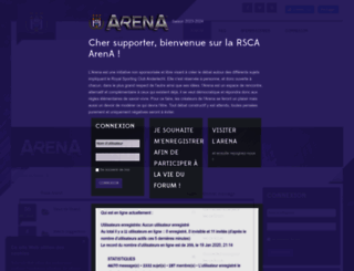 rsca-arena.be screenshot