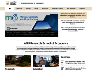 rse.anu.edu.au screenshot