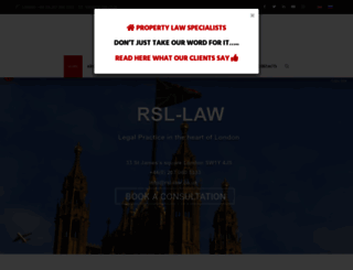 rsl-law.co.uk screenshot