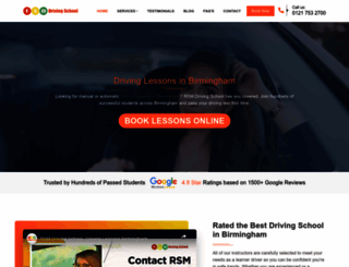 rsm-drivingschool.co.uk screenshot
