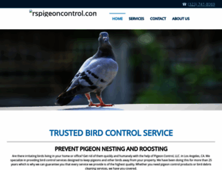rspigeoncontrol.com screenshot