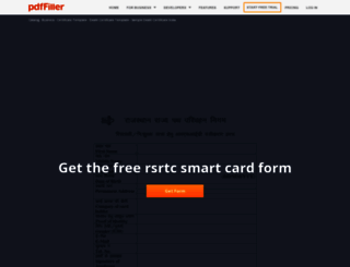 rsrtc-smart-card.pdffiller.com screenshot