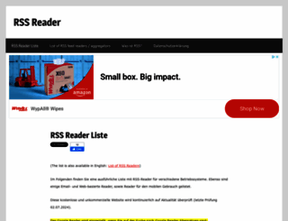 rss-readers.org screenshot