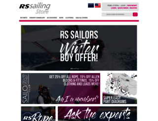 rssailingstore.com screenshot