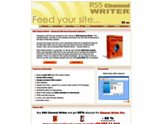 rsschannelwriter.com screenshot