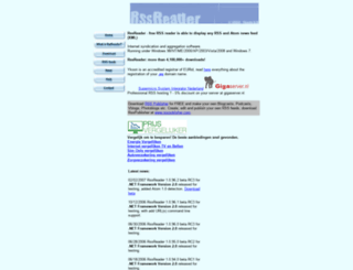 rssreader.com screenshot