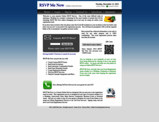 rsvpmenow.com screenshot