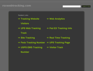 rsxwebtracking.com screenshot