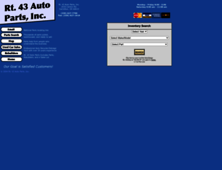 rt43autoparts.com screenshot