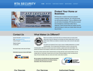 rtasecurity.com screenshot