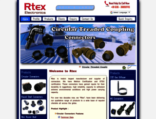 rtexconnectors.com screenshot
