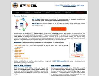rtf-to-xml.com screenshot