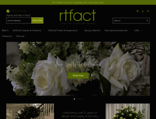 rtfactflowers.co.uk screenshot