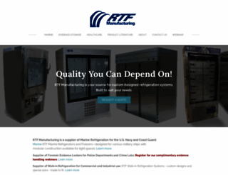 rtfmanufacturing.com screenshot