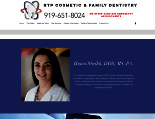 rtpfamilydentist.com screenshot