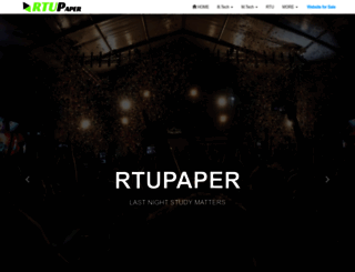 rtupaper.com screenshot