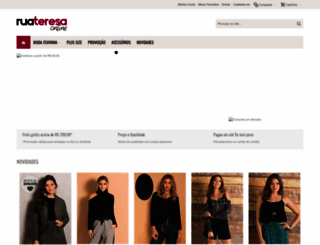 ruateresaonline.com.br screenshot
