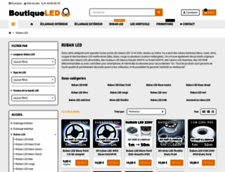 ruban-led-discount.fr screenshot